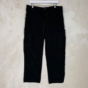 Carhartt Black Ripstop Cargo Pants Womens Short XL Utility Workwear